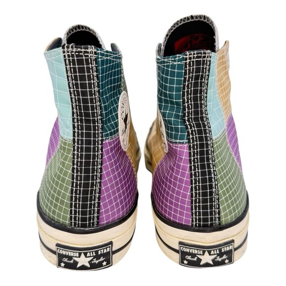 Converse Chuck 70 Hi Quad Ripstop 166317C Multicolor Purple Blue Mens 11.5 - Picture 4 of 7